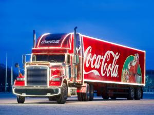Freightliner Classic Coca-Cola Christmas Truck